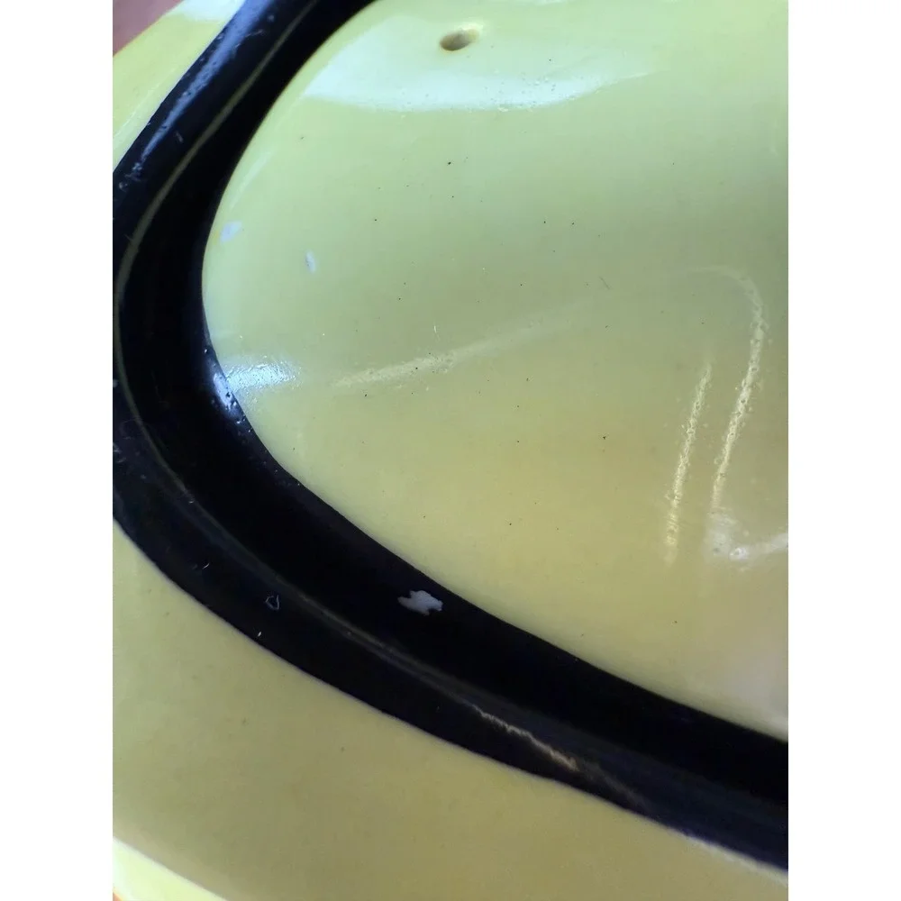 Carlton Ware Stoke On Trent‎ Tea Set Yellow and Black Pottery Made in England